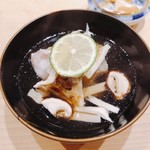 くろ﨑 - 2018.9.  白甘鯛と松茸のお椀