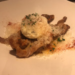 Restaurant OKADA - せせり焼きエッグベネディクトのせ