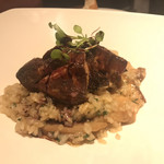 Restaurant OKADA - フォアグラとボルチーニ茸のリゾット