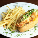 FISH BURGER＆CHIPS 自家製タルタルフィッシュバーガー＆チップス