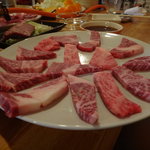 ジンギスカン・焼肉 なべ家 - 和牛カルビ２人前