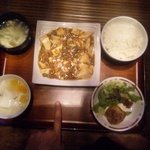 中華酒家飯店 角鹿 - 麻婆豆腐定食　750円