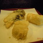 はも、舞茸、いか