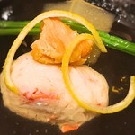 銀座 しのはら - 紅ズワイ蟹のしんじょう　バチコ