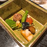 銀座 しのはら - 五穀豊穣虫かごとお供のもの