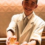 銀座 しのはら - フォアグラあんぽ柿