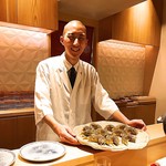 銀座 しのはら - 子持ち鮎の唐揚げ