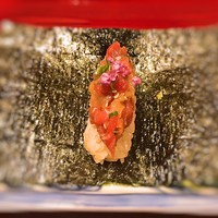 銀座 しのはら - トロとべったら漬けの巻寿し