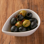 mixed olives