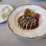 カフェレストラン 楓 - テリヤキハンバーグマヨネーズがけ2018.10.23