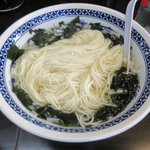 花水ラオシャン - ワカメタンメン2018.10.24