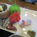 大磯大衆食堂 えびや - お刺身（セット）2018.10.25