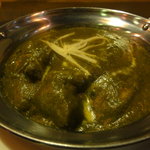 インド・ネパール料理 タァバン - サグチキンカレー（ほうれん草ペースト）