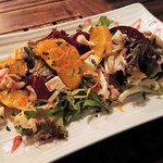 Bistronomique   - Beetroot,orange ＆ walnut salad