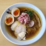 麺屋 しん蔵 - 田舎の醤油 800円 味玉 100円 手揉み平ちぢれ麺チェンジ 50円