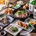 個室 日本酒と藁焼き 稲わら家 - コース