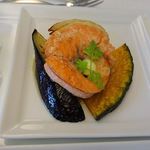 神椿 - サーモンのポワレ レモンバター風味　2018.10