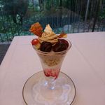 神椿 - 神椿オリジナル 香川県産栗のパフェ　2018.10