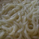 釜あげうどんのアップ