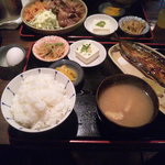 いちご - 焼魚定食のさんまでございます