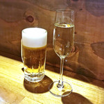Okachimachi Wain Shokudou Papan - 生ビール / スパークリングワイン