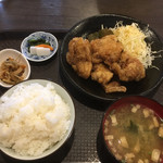 Toriryourikaraagesemmonofuku - から揚げ定食 ライス大盛り