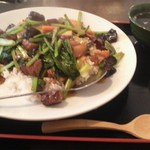 大康 - 豚バラ飯　ランチ　〆\850也。