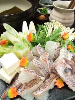 魚処 天悟 - この季節に気になるメタボ対策メニュー♪鯛ちりコースお一人様3,500円※2名様～要予約