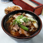 いずみ食堂 - かもそばとたこめし(小）