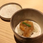 新ばし 星野 - このわた 飯蒸し
