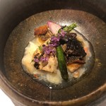 Reconnaissance - 真鯛のポワレ 蕪とズワイガニのソース