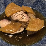 旬菜 おぐら家 - あん肝のオレンジ煮