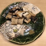 旬菜 おぐら家 - 鳴門青鰻の白焼き