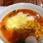 あかなす家 - チーズトマト麺