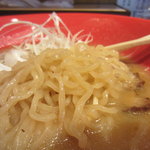 Ramenkameichi - ラーメン亀一　亀一ラーメン　麺アップ