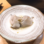 鮨 海心 - 昆布牡蠣