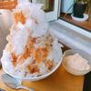 Yaokyuu - 料理写真:ふわふわ雪のかき氷 黒みつきな粉  680円