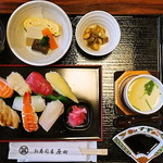 お寿司屋 原田 - にぎり寿司御前　1,200円