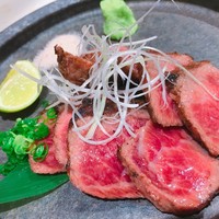 近江牛の炭焼き・叩き