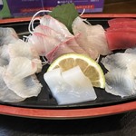 Sushi Sakana Dokoro Ajiro - 刺身の５点盛り