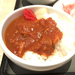 ニューオオサカホテル心斎橋 - チキンカレーをかけてみました