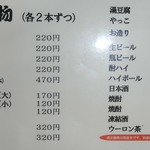 クラスノ - メニュー