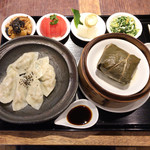 Jasu min - 蘇州水餃子＆蓮の葉おこわの膳