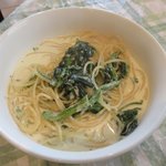 EAT - ほうれん草とクリームのスパゲテ2018.10.28ィ