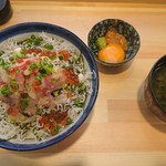 NAMONAKISAKABA - 海鮮丼￥1100　提供時(18-11)