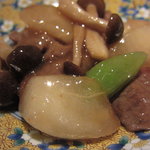 中国四川料理 梅香 - 牛肉と梨のオイスターソース炒めＵＰ１