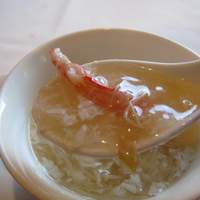 中国料理 香虎 - 蟹肉入りフカヒレスープ