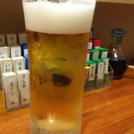 鮨屋とんぼ - 生ビール