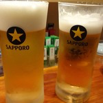 鮨屋とんぼ - 生ビール