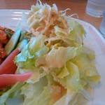 カフェレストランパセリ - イタリアンハンバーグのせトマトピラフ1100円セット